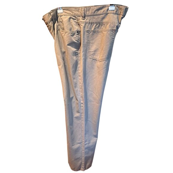 Blue Mountain Relaxed Fit 5-Pocket Canvas Pants 38×32 Khaki –Excellent Condition - Picture 5 of 10